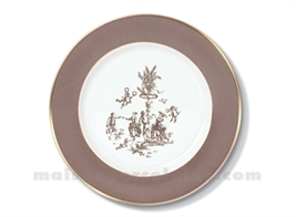 ASSIETTE PLATE LIMOGES EMPIRE D26.5