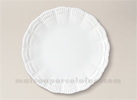 ASSIETTE PLATE PATE EXTRA BLANCHE LIMOGES CORAIL D25