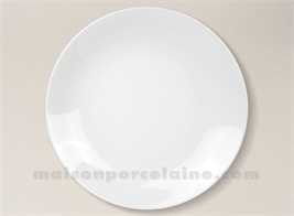 ASSIETTE PLATE PORCELAINE BLANCHE ARTOIS D27