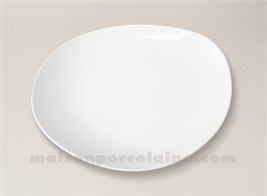 ASSIETTE PLATE PORCELAINE BLANCHE ISLAND D27.5