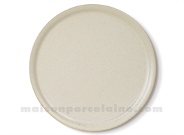 ASSIETTE PORCELAINE PIZZA OKRA SAFRAN 31,5X2CM