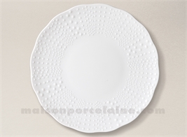 ASSIETTE PRESENTATION PATE EXTRA BLANCHE LIMOGES CORAIL D32CM 8 8