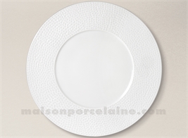 ASSIETTE PRESENTATION PORCELAINE BLANCHE EMULSION D31