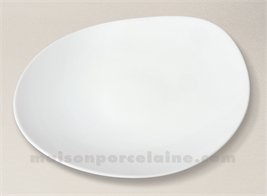 ASSIETTE PRESENTATION PORCELAINE BLANCHE ISLAND D31