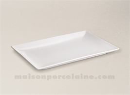 ASSIETTE RECT / PLATEAU GRES C.H.R 25X15X2CM STOCKHOLM IVOIRE