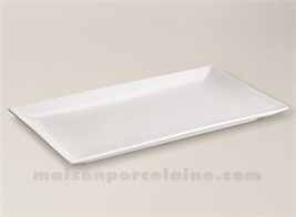 ASSIETTE RECT / PLATEAU GRES C.H.R 30X15X2CM STOCKHOLM IVOIRE