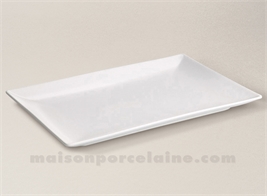 ASSIETTE RECT / PLATEAU GRES C.H.R 30X20X2.5CM STOCKHOLM IVOIRE