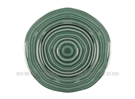 ASSIETTE SAPA DESSERT MATCHA D20,7 H2,2CM