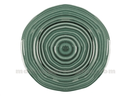 ASSIETTE SAPA PLATE MATCHA D26,9 H2,7CM
