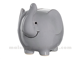 BAMBINI - TIRELIRE ÉLÉPHANT H12CM