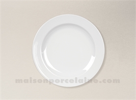 BISTROT ASSIETTE CHR GATEAU PORCELAINE BLANCHE 19CM