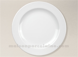 BISTROT ASSIETTE CHR PLATE PORCELAINE BLANCHE 27CM