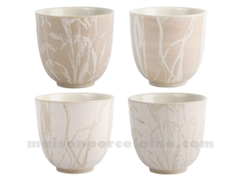 BOHEME - SET 3 GOBELETS GRES 12CL -