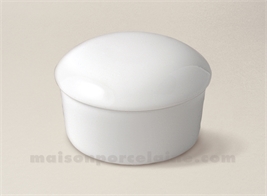 BOITE PILULES LIMOGES PORCELAINE BLANCHE ROND UNI 6X3