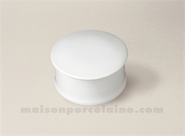 BOITE PILULES PORCELAINE BLANCHE RONDE ELISE D7,5