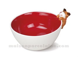 BOL GRES MEDARD DE NOBLAT MIAM ROUGE CERF RELIEF