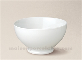 BOL PIED UNI PORCELAINE BLANCHE FLANDRE D10.5 20CL