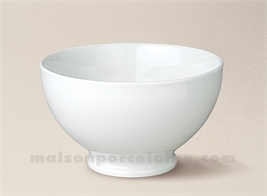 BOL PIED UNI PORCELAINE BLANCHE FLANDRE D13 40CL