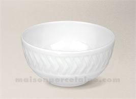 BOL PORCELAINE BLANCHE LOUISIANE D14 45CL