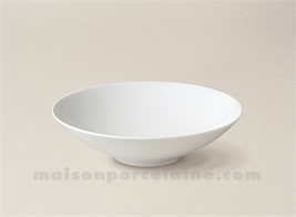 BOL SALADE/CEREALES LIMOGES PORCELAINE BLANCHE ENVIE D18