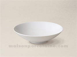 BOL SALADE/CEREALES LIMOGES PORCELAINE BLANCHE ENVIE D18