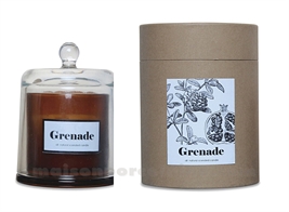 BOUGIE CLOCHE GM GRENADE ACIDULÉE D13,5 H18CM
