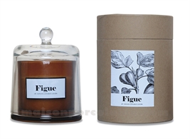 BOUGIE CLOCHE PM FIGUE BOISÉE D10,5 H13,5CM H13,5CM