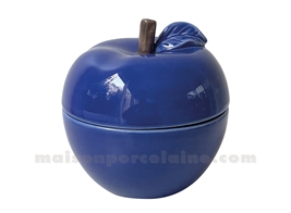 BOUGIE POM' GLOW BLEU AMBRE D9,8 H10,2CM