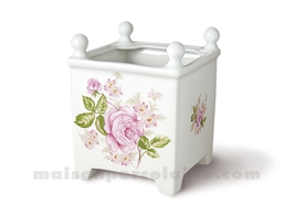 CAISSE FLEURS LIMOGES CARREE 18X10