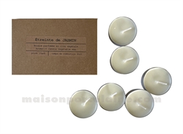 COFFRET DE 6 BOUGIES CHAUFFE-PLAT ÉVASION JASMIN ÉTREINTE