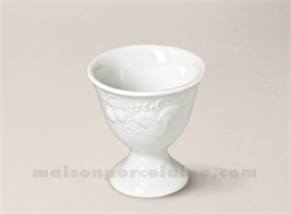 COQUETIER CALIFORNIA PORCELAINE BLANCHE 7X6