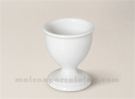 COQUETIER PORCELAINE BLANCHE TRADITION