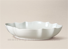 COUPE LIMOGES PORCELAINE BLANCHE CHRISTOPHE N°1 25X18
