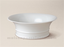 COUPE LIMOGES PORCELAINE BLANCHE EMPIRE GM D19