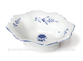 COUPE OVALE PIED FESTON LIMOGES 20X15