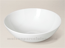 COUPE UNIE PORCELAINE BLANCHE D26X8.8