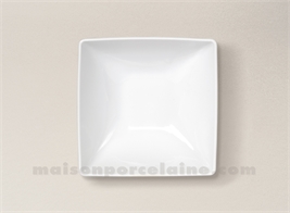 COUPELLE CARREE PORCELAINE BLANCHE COLORADO 13X13CM