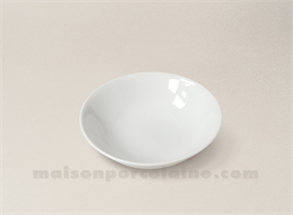 COUPELLE CREME LIMOGES PORCELAINE BLANCHE ENVIE D14.5