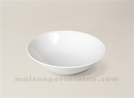 COUPELLE CREME  PORCELAINE BLANCHE FABRIQUE EN FRANCE EMPIRE D14.5