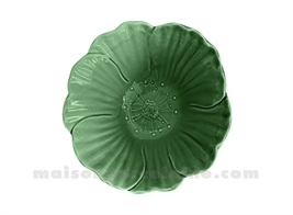 COUPELLE FLEUR VERT D14 H6CM