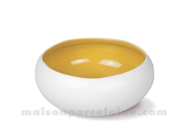 COUPELLE GRES MEDARD DE NOBLAT OSLO SOLEIL BRILLANT / DOS ECRU MAT 12 CM