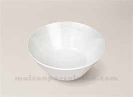 COUPELLE PORCELAINE BLANCHE ZEBRA D16