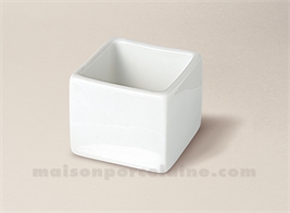 COUPELLE TAPAS PORCELAINE BLANCHE CUBE GM HAUTE 5X6