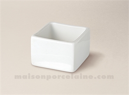 COUPELLE TAPAS PORCELAINE BLANCHE CUBE MM BASSE 5X4