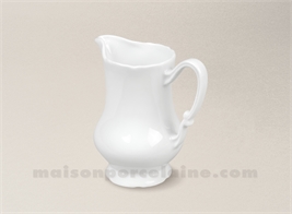 CREMIER BORD FESTONNE PORCELAINE BLANCHE BERRY 13X8X9 23CL