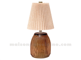 DÉCO LED PHIL PM BRUN À PILES D11,5 H22,4CM