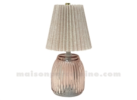DÉCO LED PHIL PM ROSE À PILES D11,5 H22,4CM