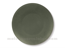 DINNER PLATE PORCELAIN 'OKRA OLIVE' D27CM