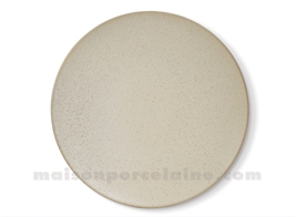 DINNER PLATE PORCELAIN 'OKRA SAFRAN' D27CM