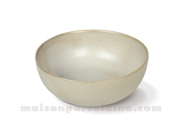 DISH PORCELAIN 'OKRA SAFRAN' 12.5X5CM